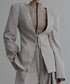 Collarless Jacket